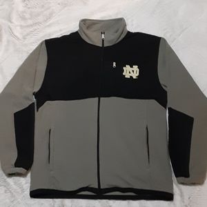 Retro Notre dame zip up sweater with sleeves